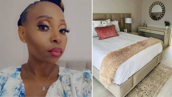 Creative lady's classy bedroom suite looks like pretty B&B, has peeps buzzing