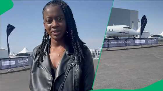 Woman shops for aircrafts TikTok video, viewers in awe