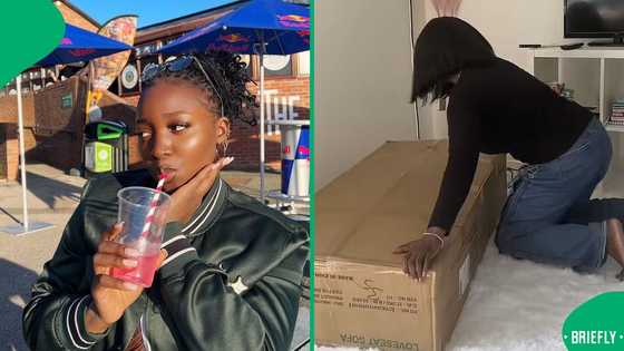 “This is nice": UK woman’s elegant white sofa from Shein impresses South Africans, shares video