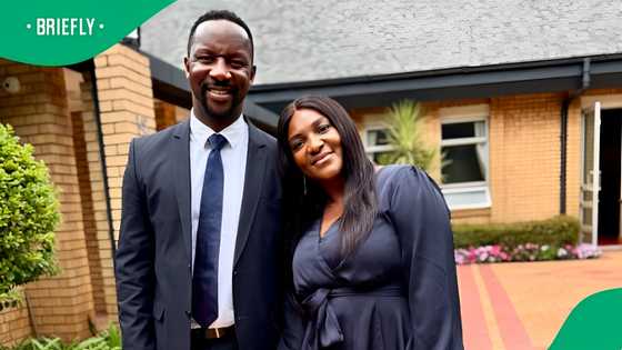 Nat Ramabulana and his wife celebrate their 13th wedding anniversary