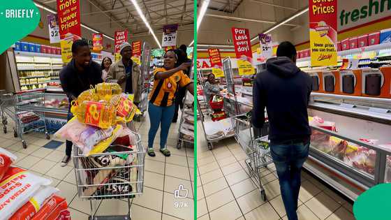 "That was clever": SA impressed by man’s grab of only essentials during high-speed trolley dash