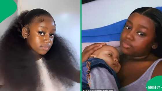 "She gave you a son": Young woman takes care of her late best friend's baby as her own, SA touched