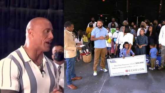 School cleaner becomes teacher in his 40s, receives gifts from us actor Dwayne Johnson