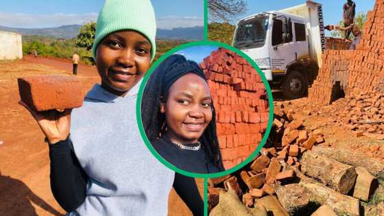 "I want to sustain myself": Young graduate makes bricks to support family of 7