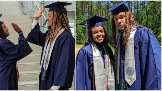 After overcoming challenges, proud dad and his dual-enrolled daughter graduate together from college