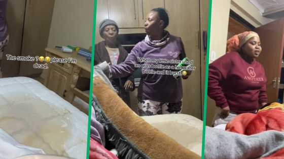 Mzansi busts over funny video of steaming bed: Young woman used Oros bottle as a hot water bottle