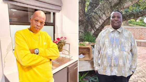 L'vovo sends farewell message to Mampintsha from hospital, Mzansi heartbroken: "Speedy recovery"