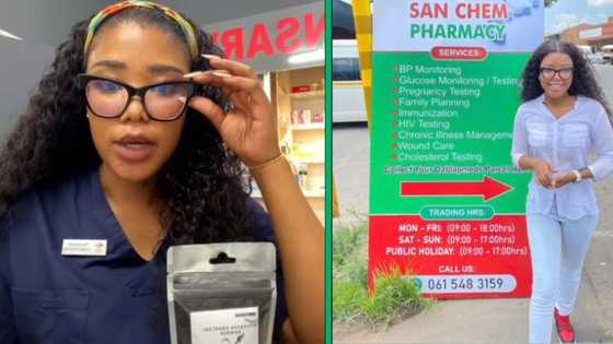 Young woman thanks her parents for helping her build pharmacy empire in TikTok video