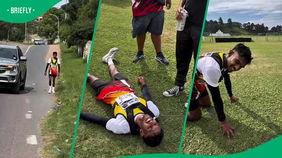 Determined runner completes Chatsworth ultra marathon after finish line removed