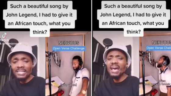 Man's SA remix of John Legend challenge goes viral, receives love from the award-winning musician and Mzansi