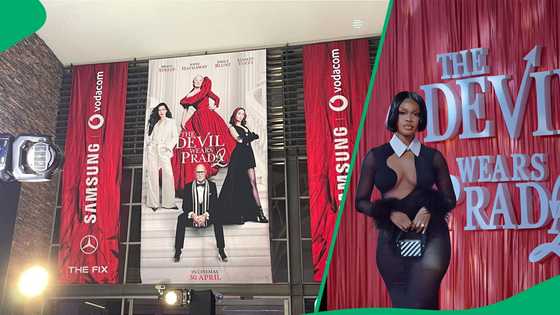 "Bonang saved the day": South Africans compare Nigerian red carpet for Devil wears prada 2 to Mzansi