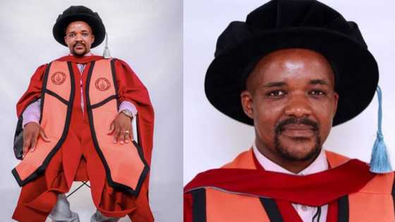 Halala dokotela: SA joins man as he celebrates bagging Doctoral degree