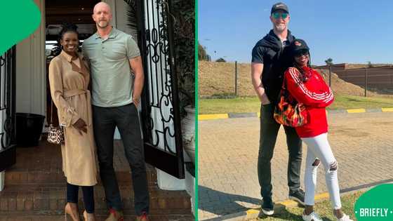 Mzansi reacts to photo of Matthew Booth and his girlfriend, Bongani Mthombeni: "They look happy"