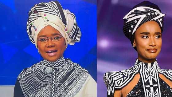 SA marvels over stunners Zozi Tunzi & Noxolo Grootboom in Xhosa attire