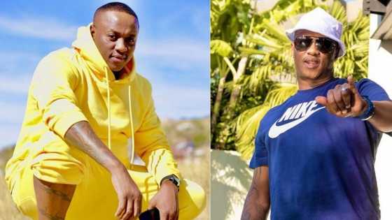Jub Jub cleans up local mall following looting and violent protests: "Dankie Maswidi"