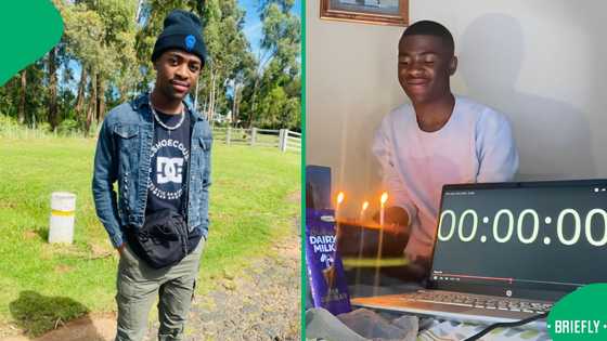 "This is beautiful": Humble man's solo midnight birthday celebration touches Mzansi hearts