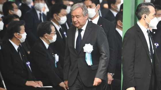Nuclear weapons a 'loaded gun', UN chief warns in Hiroshima
