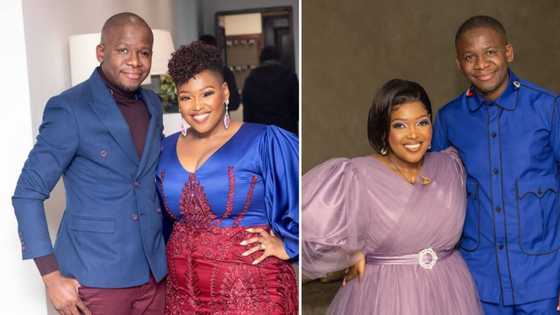 Gospel artists Ntokozo Mbambo and her husband Nqubeko Mbatha celebrate 15 years of marriage, fans congratulate them