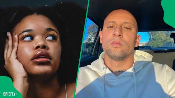 Pearl Thusi's daughter Thando sheds tears while giving her speech during DJ Warras' memorial service