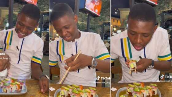 SA man eats flaming sushi goes TikTok viral for getting everything wrong, video with 9.7M views has SA in tears