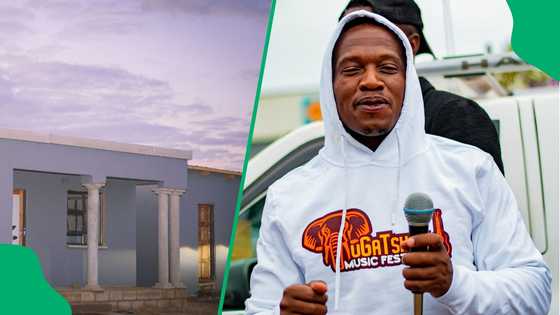 Gatsheni builds new home for rural KZN family, Mzansi lauds 'Hit After Hit' singer: "God bless you"