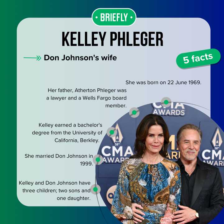 Who is Kelley Phleger? All about Don Johnson's wife of