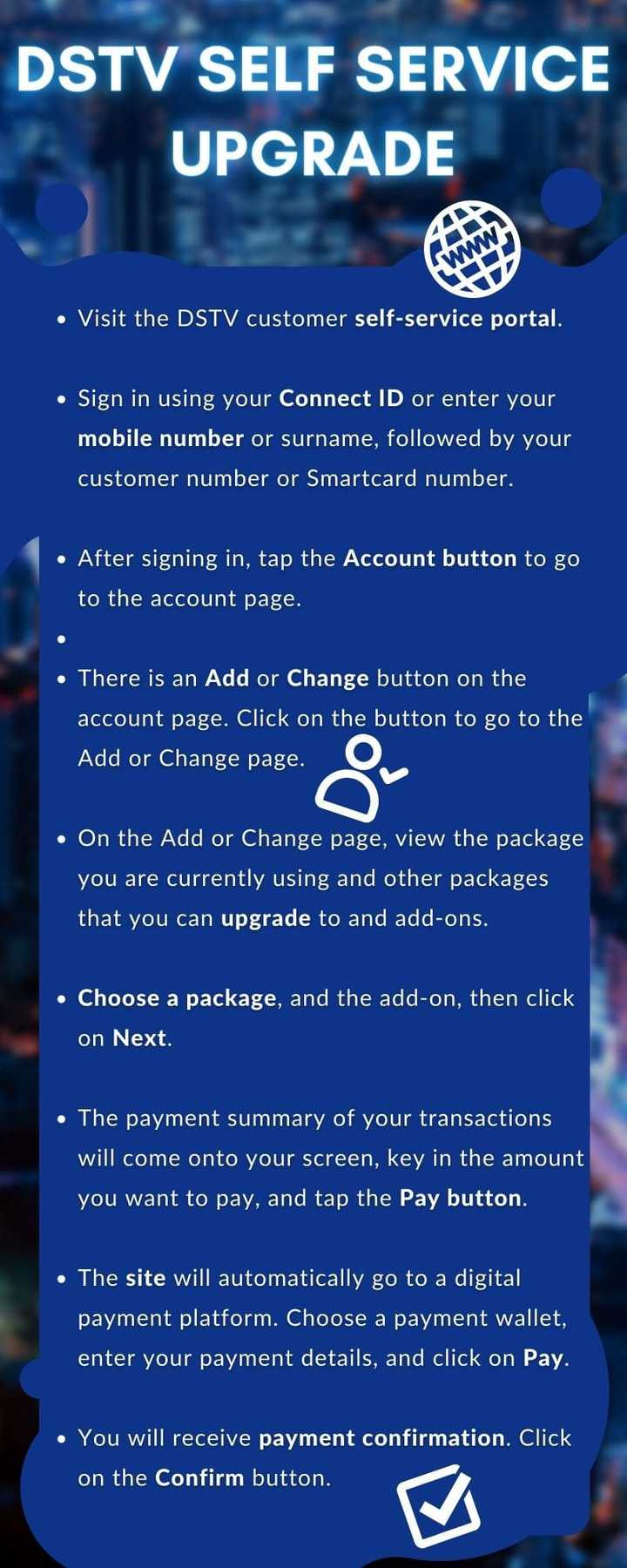 How to change DStv package Simple steps for DStv downgrade or upgrade