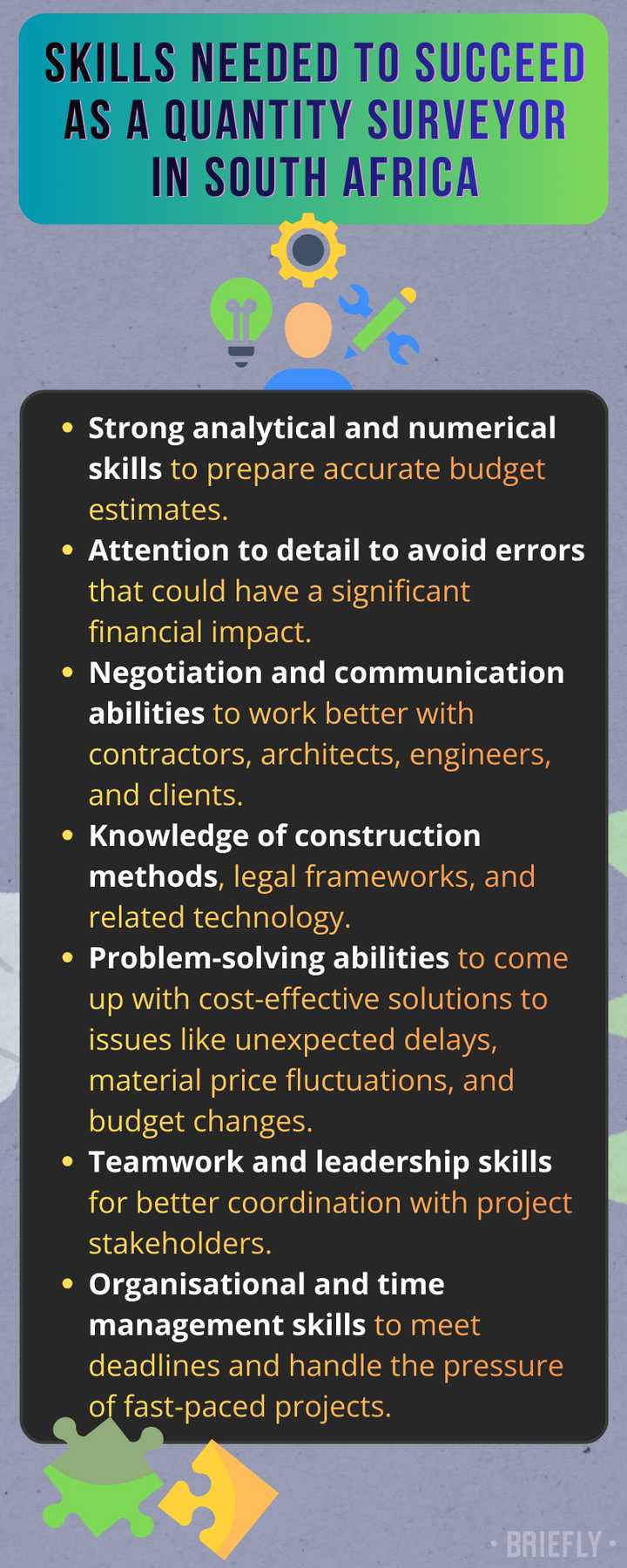 How to become a quantity surveyor in SA: duties, skills, and career ...