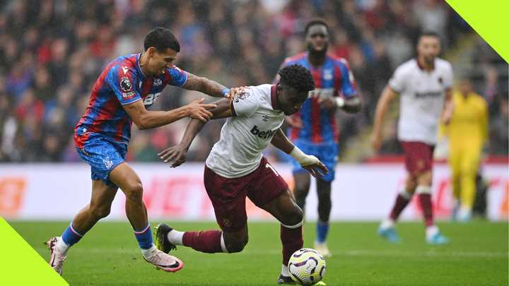 Mohammed Kudus Shows Amazing Skills to Dribble Past 4 Crystal Palace ...