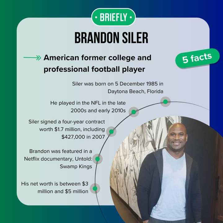 Brandon Siler's net worth today: How rich is the NFL star? - Briefly.co.za