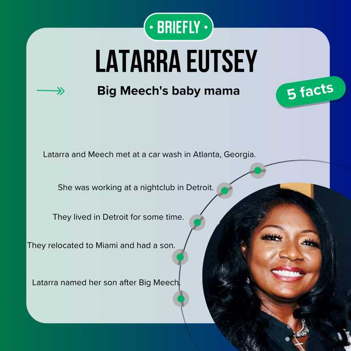 The untold story of Latarra Eutsey, Big Meech's baby mama Briefly.co.za