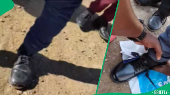 Man's Kind Gesture for Boy With Torn School Shoes Melts Mzansi's Hearts ...