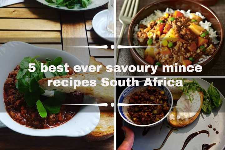 5 best savoury mince recipes in South Africa and traditional side