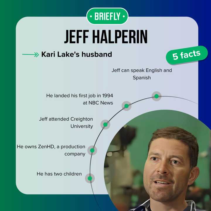 Who is Jeff Halperin? Meet Kari Lake's longtime husband - Briefly.co.za