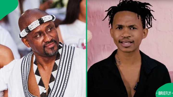 Ringo Madlingozi's duet partner looks just like Musa Khawula and Mzansi is shook